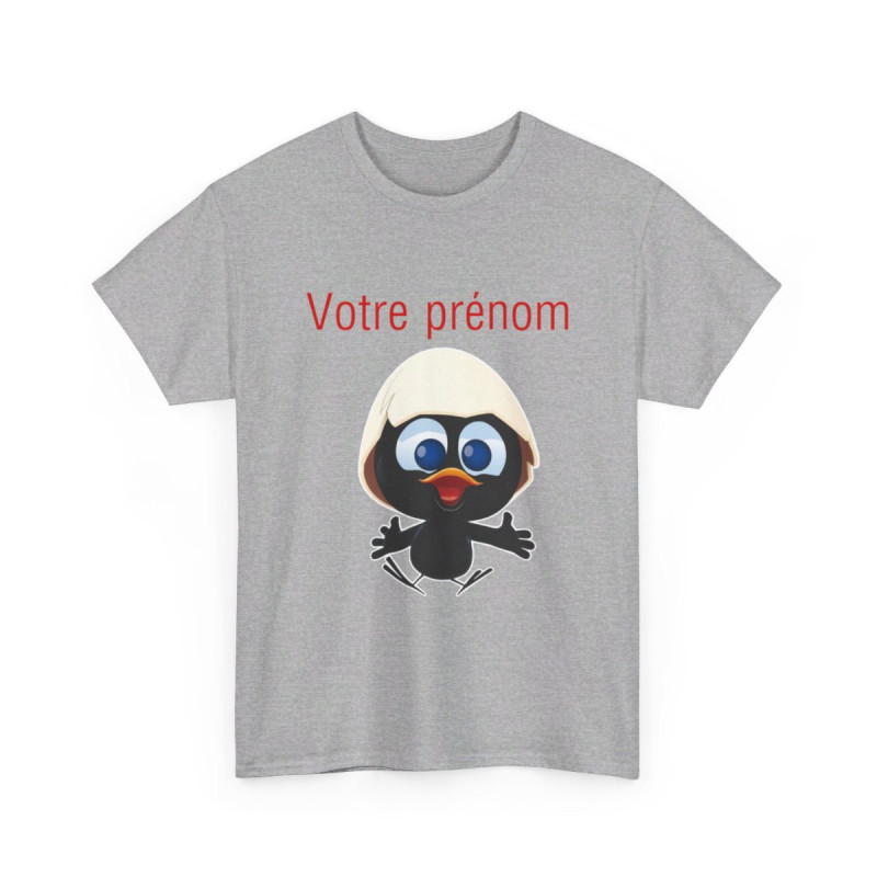 Tee shirt Calimero Personnalisable Personnalisé - Prénom ou Texte Homme/Femme