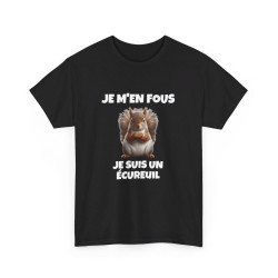 T shirt Noir Animal Je suis...