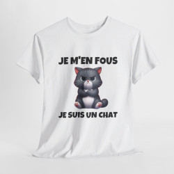 T shirt Animal Je suis un chat idée cadeau humour humoristique drole amusant Homme/Femme