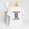 T shirt Animal Je suis un chat idée cadeau humour humoristique drole amusant Homme/Femme