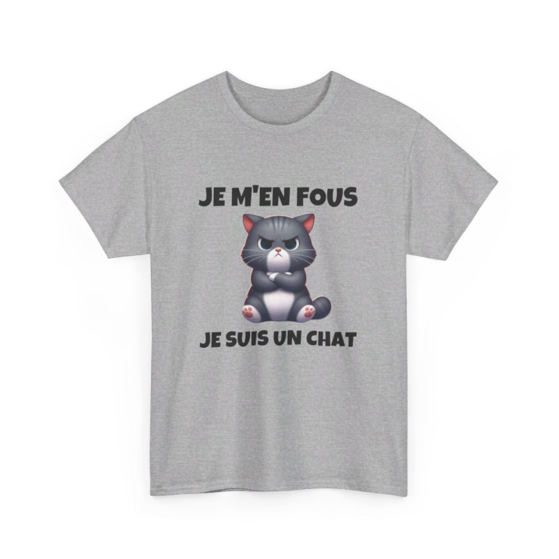 T shirt Animal Je suis un chat idée cadeau humour humoristique drole amusant Homme/Femme