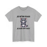 T shirt Animal Je suis un chat idée cadeau humour humoristique drole amusant Homme/Femme