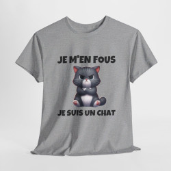T shirt Animal Je suis un chat idée cadeau humour humoristique drole amusant Homme/Femme