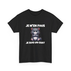 T shirt Animal Chat Je suis...