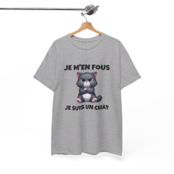 T shirt Animal Je suis un chat idée cadeau humour humoristique drole amusant Homme/Femme
