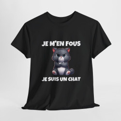 T shirt Animal Chat Je suis un chat idée cadeau humour humoristique drole amusant Homme/Femme