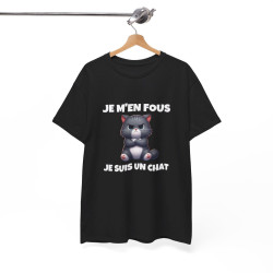 T shirt Animal Chat Je suis un chat idée cadeau humour humoristique drole amusant Homme/Femme