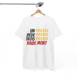 Tee shirt Pastis idée cadeau humour drole amusant pour homme et femme