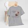 Tee shirt Chat Je Bosse Dur pour Mon Chat idée cadeau humour drôle amusant pour homme et femme