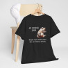 Tee shirt Chat Je Bosse Dur pour Mon Chat idée cadeau rigolo humour drôle amusant pour homme et femme