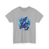 Tee shirt Moto Bleue - Design Imprimé pour homme et femme t shirt motard