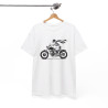 Tee shirt Moto Squelette idée cadeau motard pour homme et femme