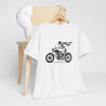 Tee shirt Moto Squelette idée cadeau motard pour homme et femme