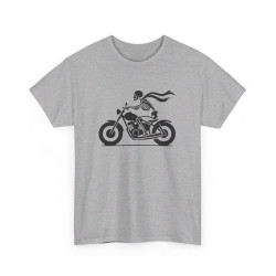 Tee shirt Moto Squelette idée cadeau motard pour homme et femme