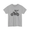 Tee shirt Moto Squelette idée cadeau motard pour homme et femme