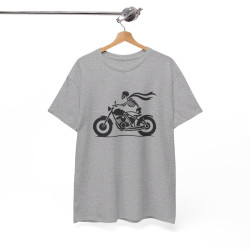 Tee shirt Moto Squelette idée cadeau motard pour homme et femme