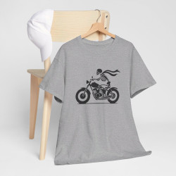 Tee shirt Moto Squelette idée cadeau motard pour homme et femme