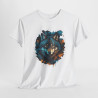 T shirt Loup Motif loup Coloré cadeau tee shirt design homme ou femme