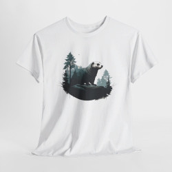 T shirt Animal Furet Design - Style Nature idée cadeau tee shirt pour homme et femme