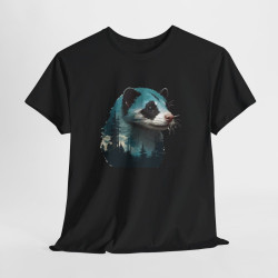 T shirt Animal Furet Design Nature idée cadeau tee shirt pour homme et femme