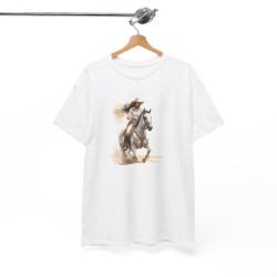 Tee shirt Cheval Cavalière à Cheval - Design Élégant t shirt unique pour femme