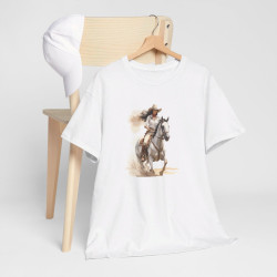 Tee shirt Cheval Cavalière à Cheval - Design Élégant t shirt unique pour femme