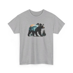 T shirt animal Ours Design - Style Sauvage tee shirt idée cadeau pour homme et femme