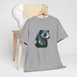 T shirt Animal Furet Design Nature idée cadeau tee shirt pour homme et femme