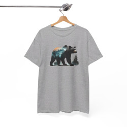 T shirt animal Ours Design - Style Sauvage tee shirt idée cadeau pour homme et femme