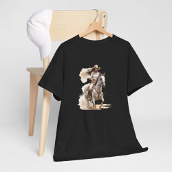 Tee shirt Cheval Cavalière à Cheval - Design Élégant t shirt unique pour femme
