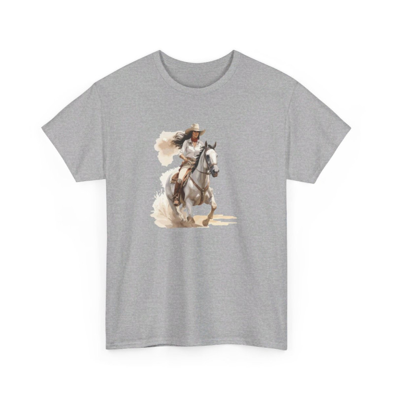Tee shirt Cheval Cavalière à Cheval - Design Élégant t shirt unique pour femme
