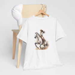Tee shirt Cavalière à Cheval - Design Élégant t shirt unique pour femme