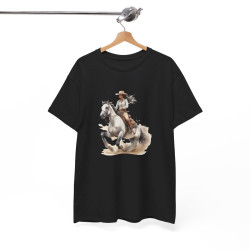 Tee shirt Cavalière à Cheval - Design Élégant t shirt unique pour femme