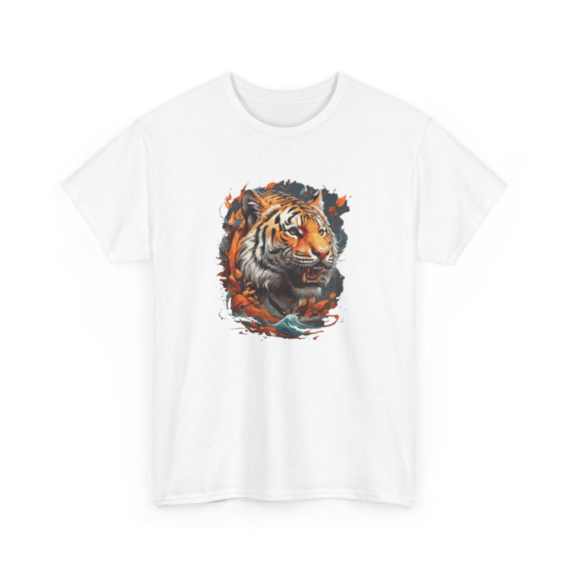 T shirt animal Tigre Coloré - Design couleur tee shirt homme et femme