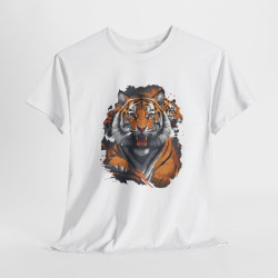 T shirt Tigre Animal Design couleur idée cadeau Homme et femme