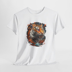 T shirt animal Tigre Coloré - Design couleur tee shirt homme et femme