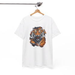 T shirt Tigre Animal Design couleur idée cadeau Homme et femme