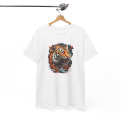 T shirt animal Tigre Coloré - Design couleur tee shirt homme et femme
