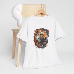 T shirt animal Tigre Coloré - Design couleur tee shirt homme et femme