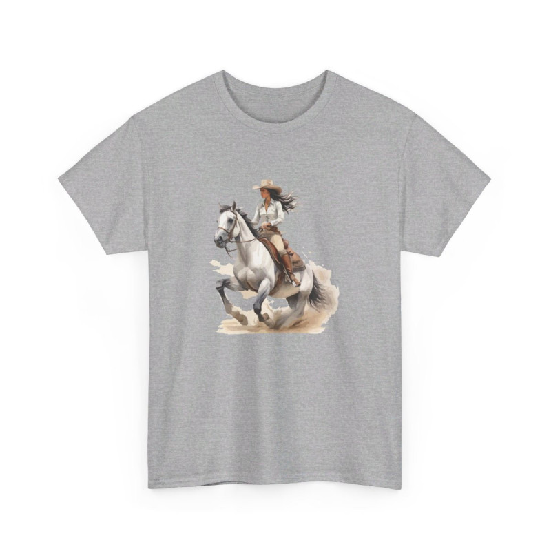 Tee shirt Cavalière à Cheval - Design Élégant t shirt unique pour femme