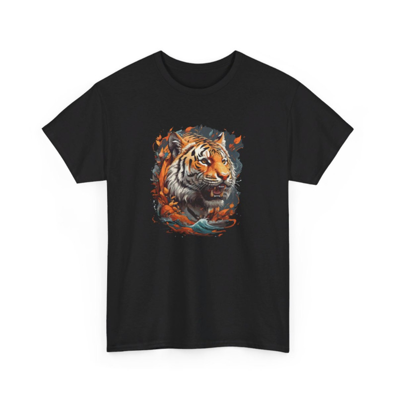 T shirt animal Tigre Coloré - Design couleur tee shirt homme et femme