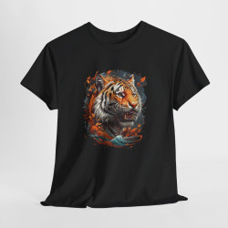T shirt animal Tigre Coloré - Design couleur tee shirt homme et femme