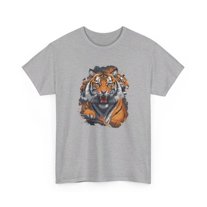 T shirt Tigre Animal Design couleur idée cadeau Homme et femme