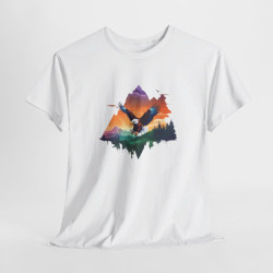 Tee shirt animal Aigle Majestueux - Design Puissant idée cadeau t shirt Pour Homme et Femme