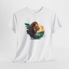 T shirt Animal Lion Royal - Design Puissant idée cadeau tee shirt pour Homme et Femme