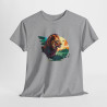 T shirt Animal Lion Royal - Design Puissant idée cadeau tee shirt pour Homme et Femme