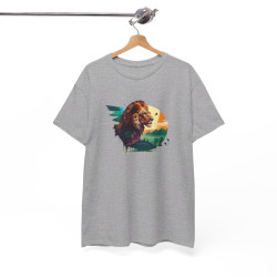 T shirt Animal Lion Royal - Design Puissant idée cadeau tee shirt pour Homme et Femme