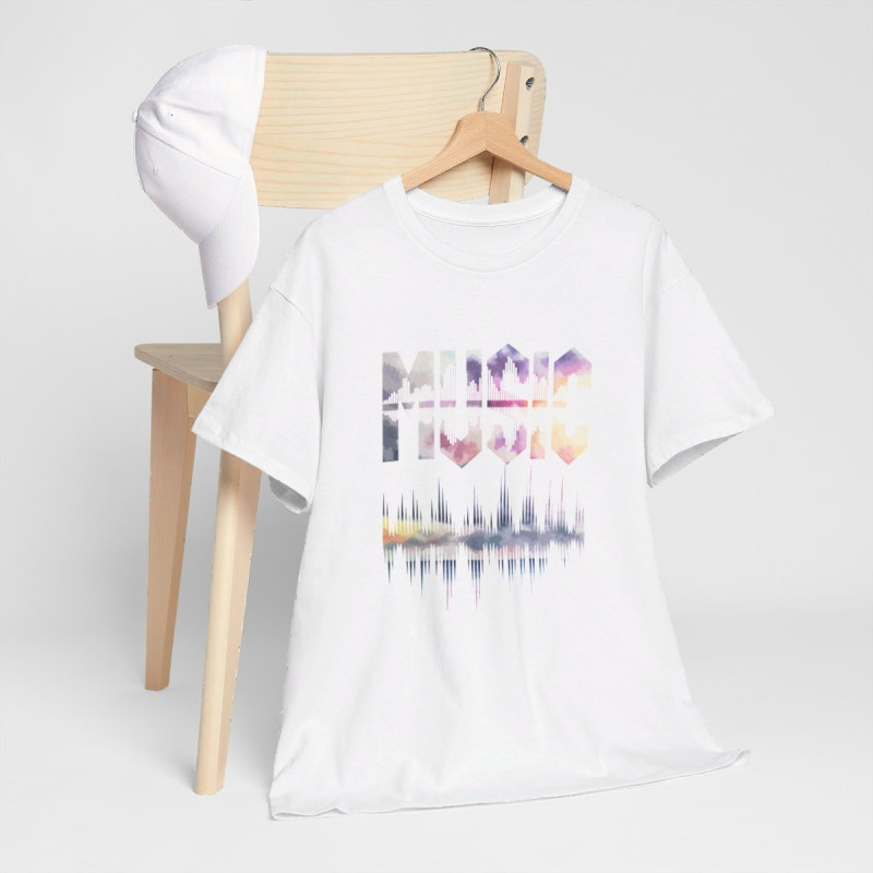 T shirt  Musique design  idée cadeau tee shirt Pour Homme et Femme