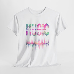 Tee shirt  Musique design  idée cadeau t shirt Pour Homme et Femme