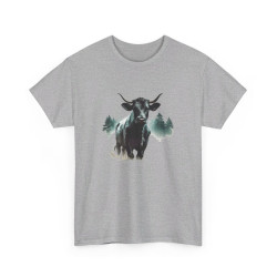 Tee shirt  Taureau Animal  - Design Nature- Idée cadeau t shirt Pour Homme et Femme